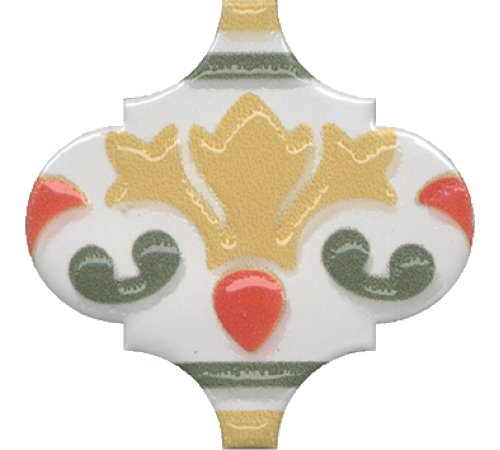 Декор Kerama Marazzi Арабески Майолика орнамент 6.5х6.5 см OS/A28/65000