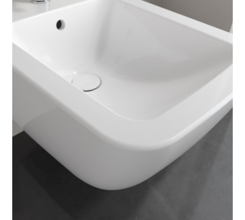 Биде подвесное Villeroy & Boch Subway 2.0 37.5х56х28.5 см CeramicPlus альпийский белый 441100R1