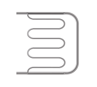 Полотенцесушитель водяной Primoclima Astra Л water Inox 600x600 мм PCAstraЛWInox6060