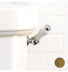 Ручка управления сливом Devon&Devon New 19 бронза/белый IBLEVADX/BR