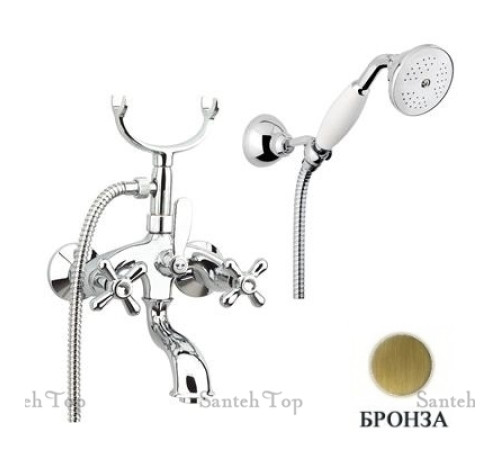 Смеситель для ванны Fiore Margot-Sky бронза 01ZZ0611