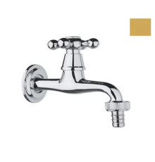 Кран для стиральной машины Fiore Margot Г-образный золото 26030200GO