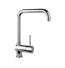 Смеситель для кухни Fiore XENON Г-образный излив белый 44WH5461