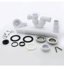 Слив-перелив для ванны McAlpine раздвижной L380-700 мм с пробкой и цепочкой MRB1-EX