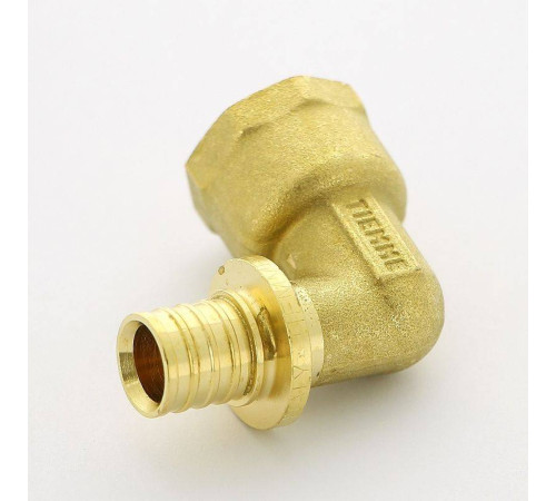 Угол аксиальный Uni-Fitt 16x1/2 ВР латунь 744G6200