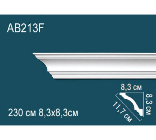 Карниз потолочный Perfect AB213F полиуретановый гибкий AB213F