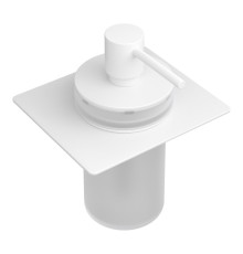 Дозатор для жидкого мыла встраиваемый Boheme Space белый 10966-W-DISP