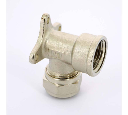 Водорозетка обжимная Uni-Fitt 16x1/2 никелированная 670N6200