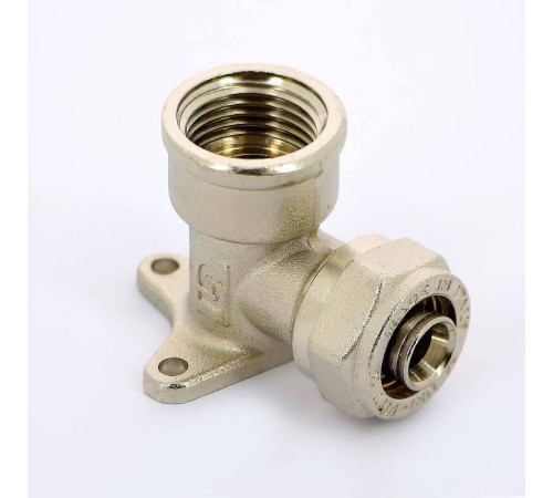 Водорозетка обжимная Uni-Fitt 16x1/2 никелированная 670N6200