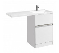 Комплект AQUATON Лондри 60 тумба и раковина Лондри 120 правая 1A2359K0LH010