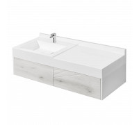 Комплект AQUATON Сакура 100 тумба и раковина Сакура 1000 1A2349K1SKW80