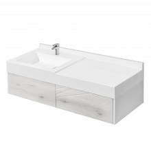 Комплект AQUATON Сакура 100 тумба и раковина Сакура 1000 1A2349K1SKW80