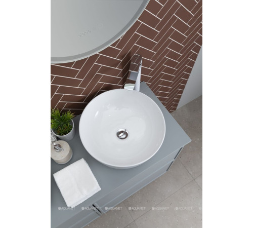 Раковина накладная Aquanet Moon-1 415х415х135 мм керамика MOON-1