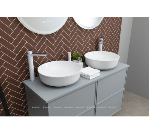 Раковина накладная Aquanet Moon-1 415х415х135 мм керамика MOON-1