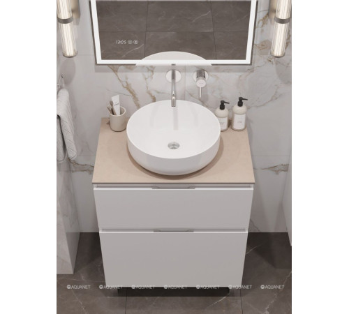 Раковина накладная Aquanet Moon-1 415х415х135 мм керамика MOON-1