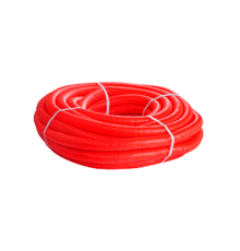 Труба гофрированная защитная Gummel ПНД 50 мм красная 30 м 300032