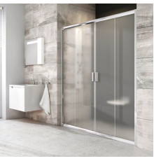 Душевая дверь раздвижная RAVAK Blix BLDP4-140 белый Transparent 0YVM0100Z1