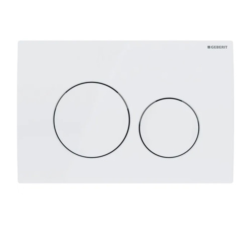 Смывная клавиша Geberit Delta20 двойной смыв альпийский белый 115.127.11.1