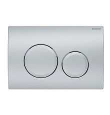Смывная клавиша Geberit Delta20 двойной смыв матовый хром 115.127.46.1