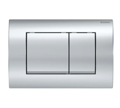 Смывная клавиша Geberit Delta30 двойной смыв глянцевый хром 115.137.21.1