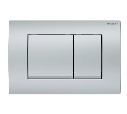 Смывная клавиша Geberit Delta30 двойной смыв матовый хром 115.137.46.1