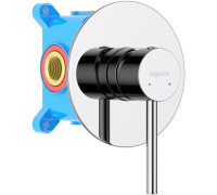 Смеситель для душа скрытого монтажа Aquanet Европа 1 режим хром AQ1366CR