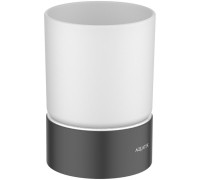 Стакан настольный Aquatek Лира матовый черный AQ4428MB