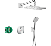 Набор для комплектации душа с термостатом Hansgrohe Croma E хром 27953000