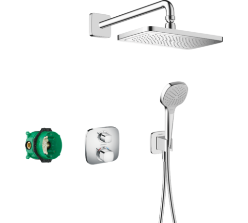 Набор для комплектации душа с термостатом Hansgrohe Croma E хром 27953000