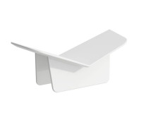 Подставка для книг керамическая Laufen Home collection LIBRO 34.5x14.5x12.5 см настольная белая 8.7777.8.000.000.1