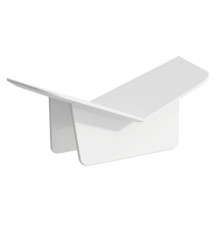 Подставка для книг керамическая Laufen Home collection LIBRO 34.5x14.5x12.5 см настольная белая 8.7777.8.000.000.1