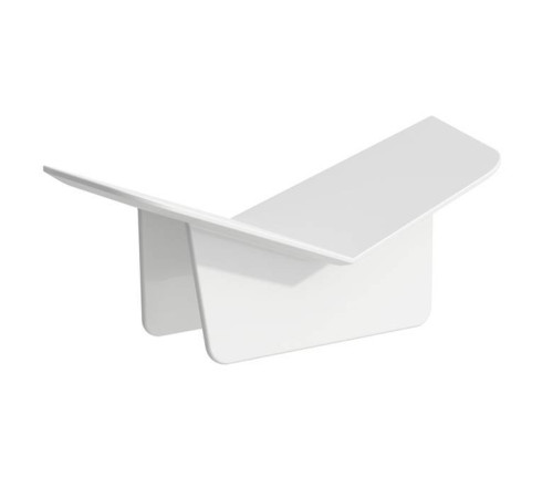 Подставка для книг керамическая Laufen Home collection LIBRO 34.5x14.5x12.5 см настольная белая 8.7777.8.000.000.1