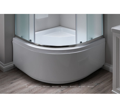 Поддон акриловый Aquanet OPTIMAL 1/4 круга с сиденьем глубокий 90х90х48 см 00293351