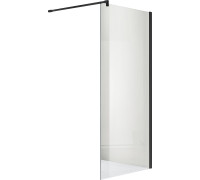 Душевая перегородка Aquanet Walk In WIW 09020BL 900x2000 мм с держателем черный профиль AQ WIW 09020BL