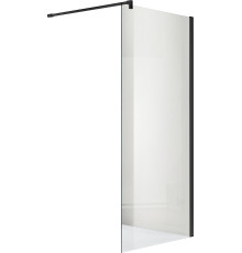 Душевая перегородка Aquanet Walk In WIW 09020BL 900x2000 мм с держателем черный профиль AQ WIW 09020BL