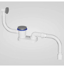 Сифон для ванны Salini с переливом хром 23101H