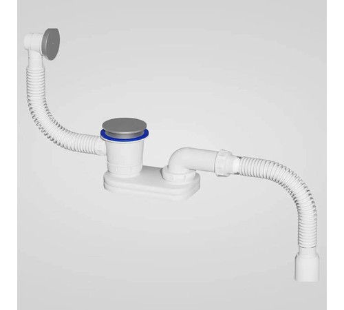 Сифон для ванны Salini с переливом хром 23101H