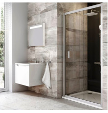 Душевая дверь раздвижная RAVAK Blix BLDP2-120 блестящий Transparent 0PVG0C00Z1