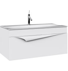 Тумба под умывальник подвесная Clarberg Papyrus 1000х460х520 мм белый PAP0110