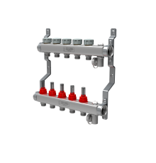 Коллекторная группа с расходомерами Royal Thermo RTE 50.103 1х3/4 3 выхода RTE 50.103