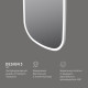 Зеркало AM.PM Func 55x100 см с LED-подсветкой и ИК-сенсором M8FMOX0551WGH