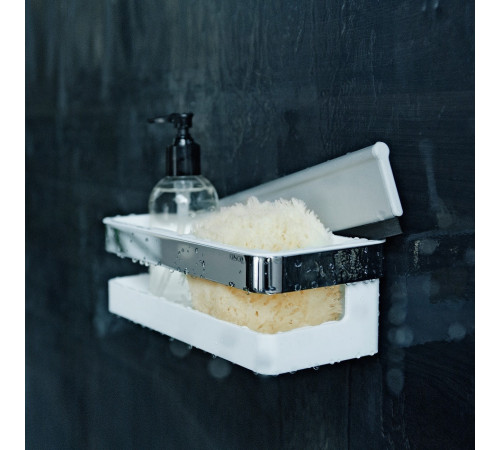 Полка для душа Keuco Collection Moll 240 мм хром белый 12759 010000