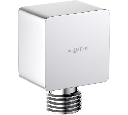 Шланговое подсоединение Aquatek хром AQ2459CR