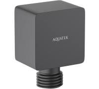 Шланговое подсоединение Aquatek матовый черный AQ2459MB