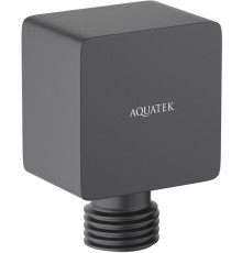 Шланговое подсоединение Aquatek матовый черный AQ2459MB