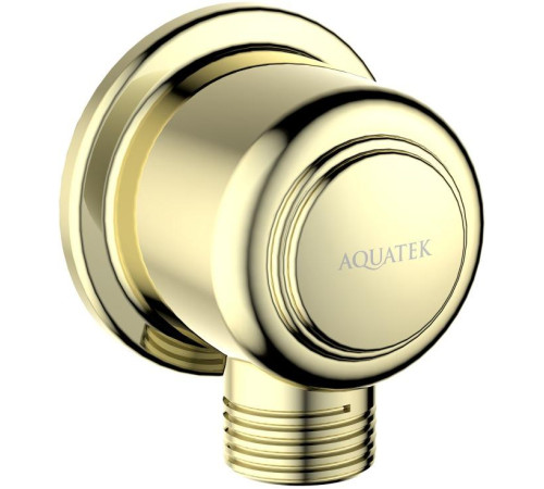Шланговое подсоединение Aquatek КЛАССИК полированное золото AQ2461PG