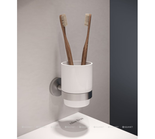 Стакан Allen Brau PRIORITY керамика латунь белый хром 6.31002-00