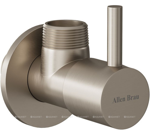 Вентиль угловой Allen Brau Priority Round 1/2 брашированный никель 5.31026-BN