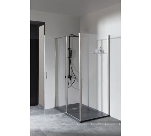 Душевое ограждение Allen Brau Priority 1600х900 мм 8 мм серебро браш 3.31038.BA/3.31044.BA
