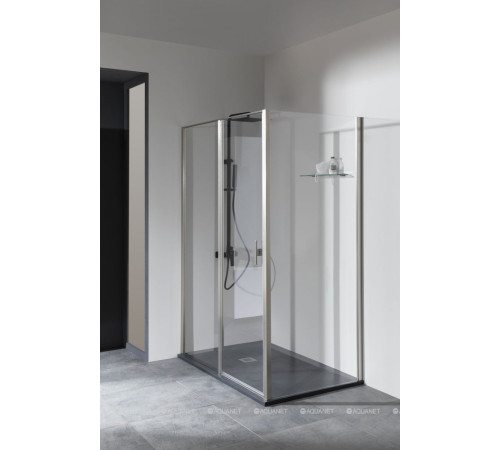 Душевое ограждение Allen Brau Priority 1600х900 мм 8 мм серебро браш 3.31038.BA/3.31044.BA